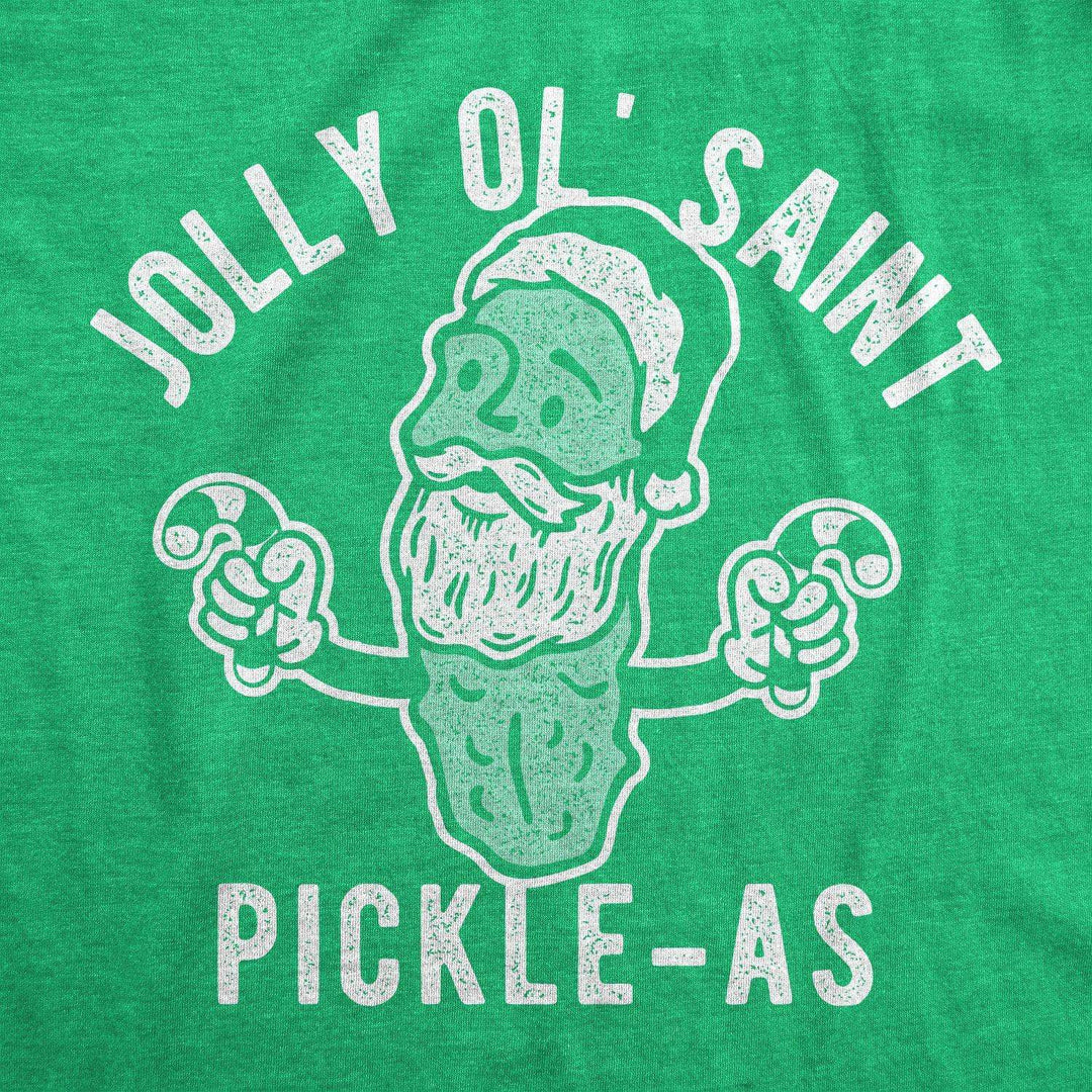 Jolly Ol Saint Pickle-as Men's Tshirt - Crazy Dog T-Shirts