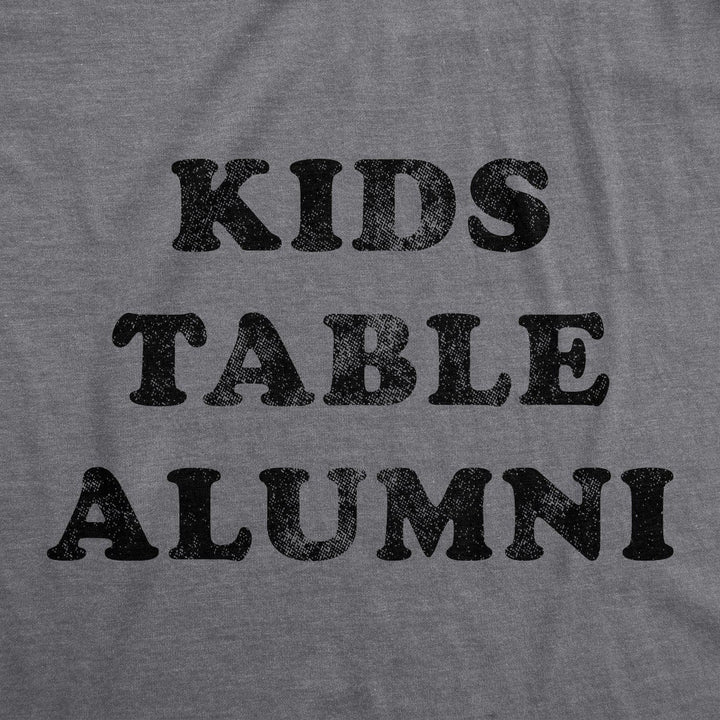 Kids Table Alumni Men's Tshirt - Crazy Dog T-Shirts