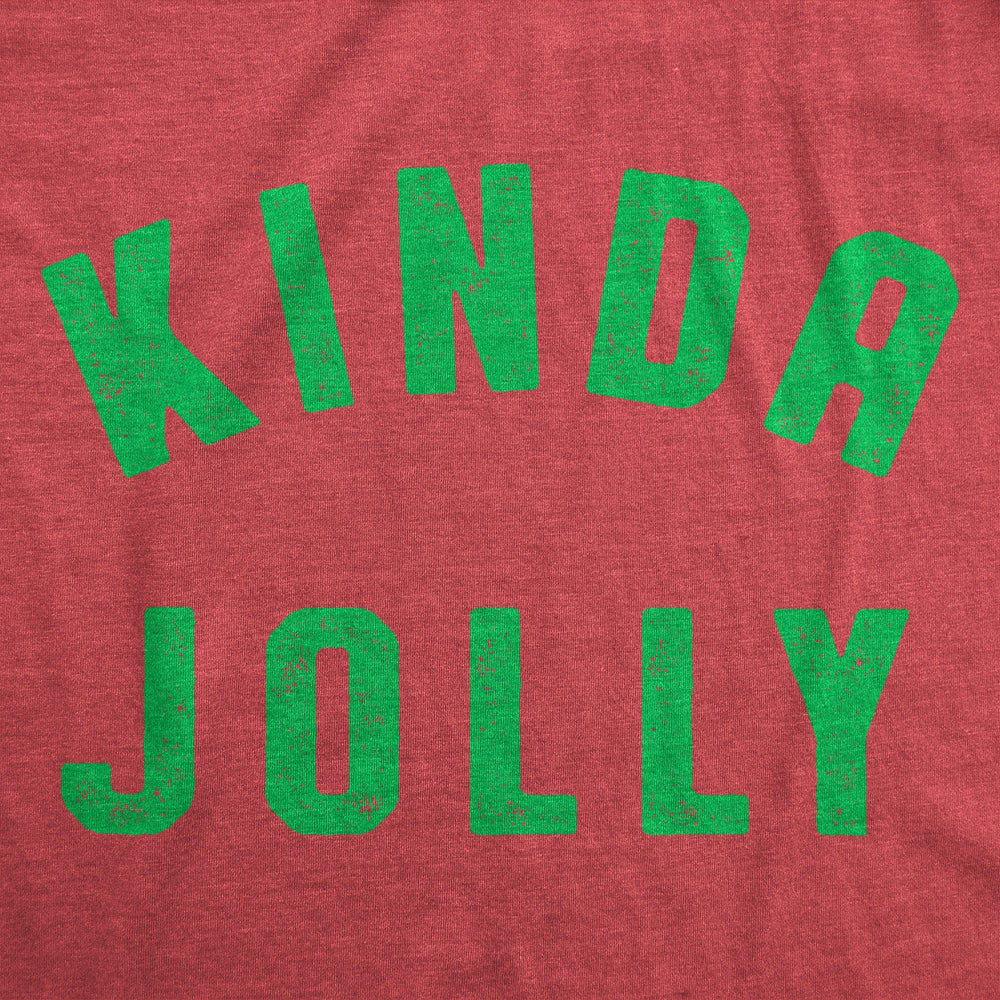 Kinda Jolly Men's Tshirt  -  Crazy Dog T-Shirts