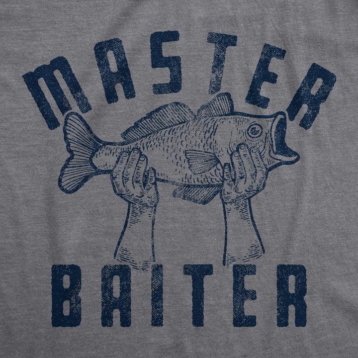 Master Baiter Fish Men's Tshirt  -  Crazy Dog T-Shirts