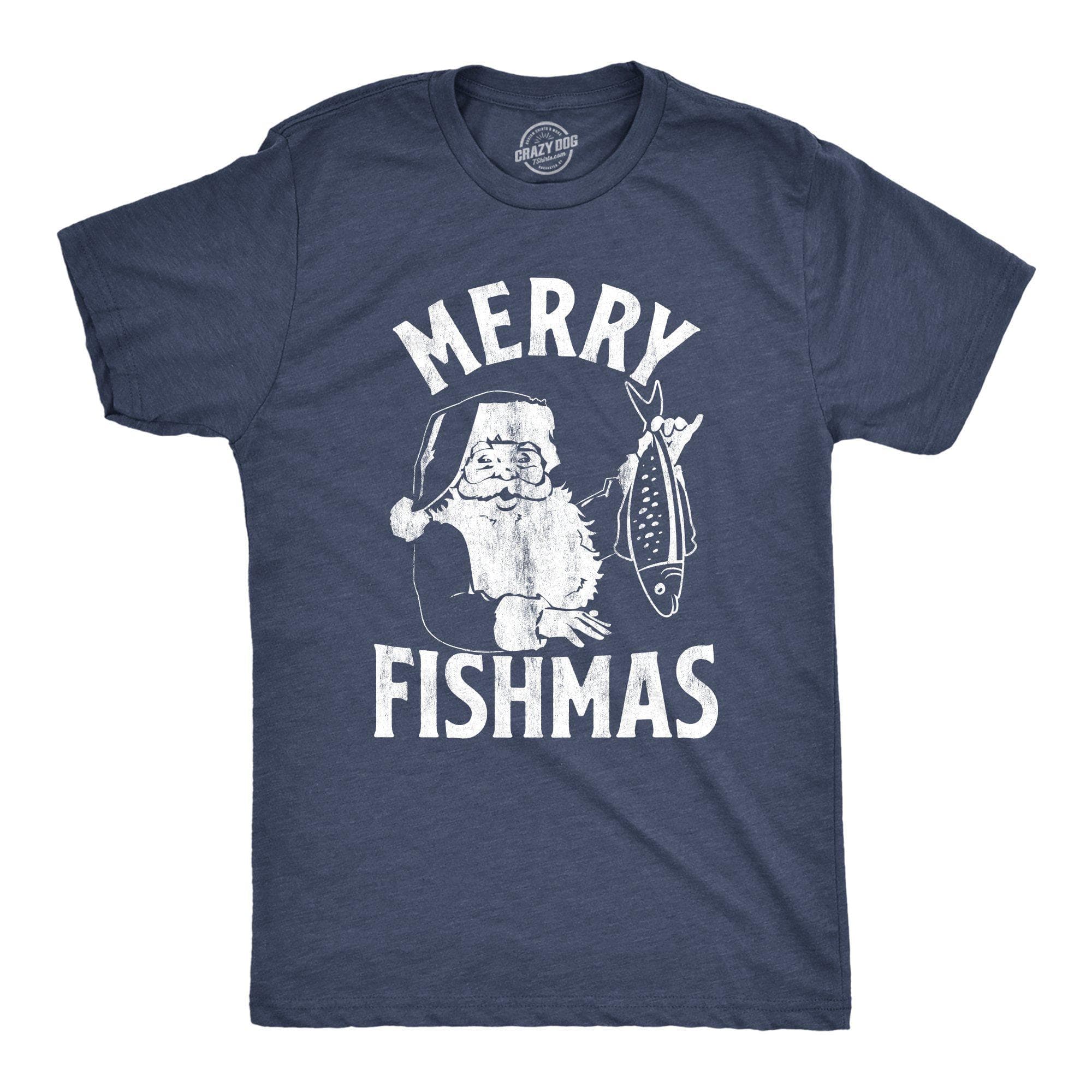 Here Fishy Fishy Fishy Men's T Shirt - Crazy Dog T-Shirts