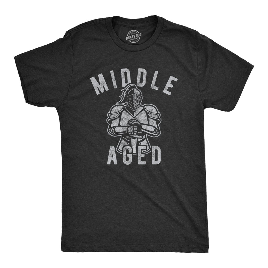 Middle Aged Men's Tshirt - Crazy Dog T-Shirts