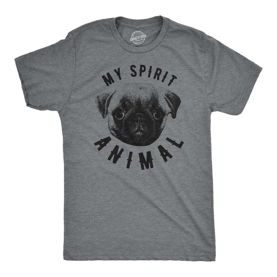 My Spirit Animal Men's Tshirt  -  Crazy Dog T-Shirts