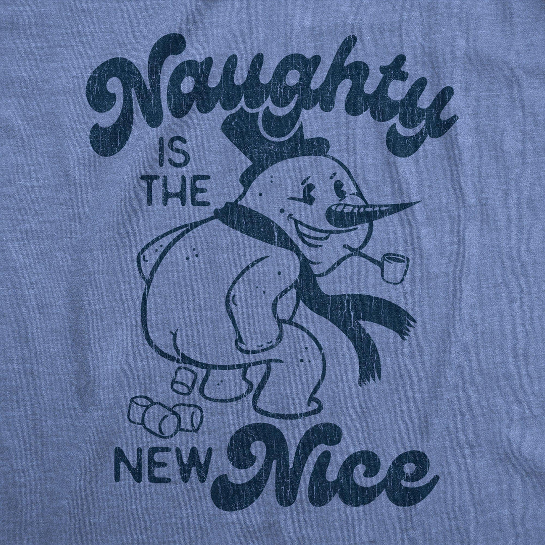 Naughty Is The New Nice Men's Tshirt - Crazy Dog T-Shirts