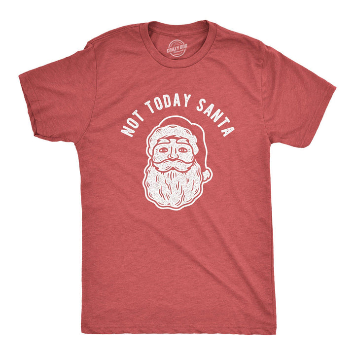 Not Today Santa Men's Tshirt - Crazy Dog T-Shirts