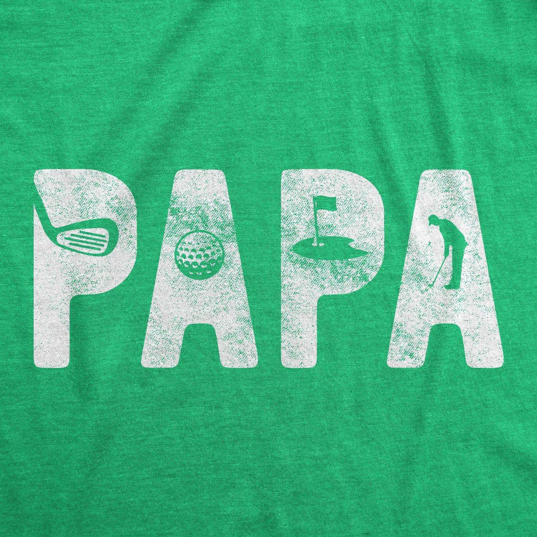 Papa Golf Men's Tshirt - Crazy Dog T-Shirts