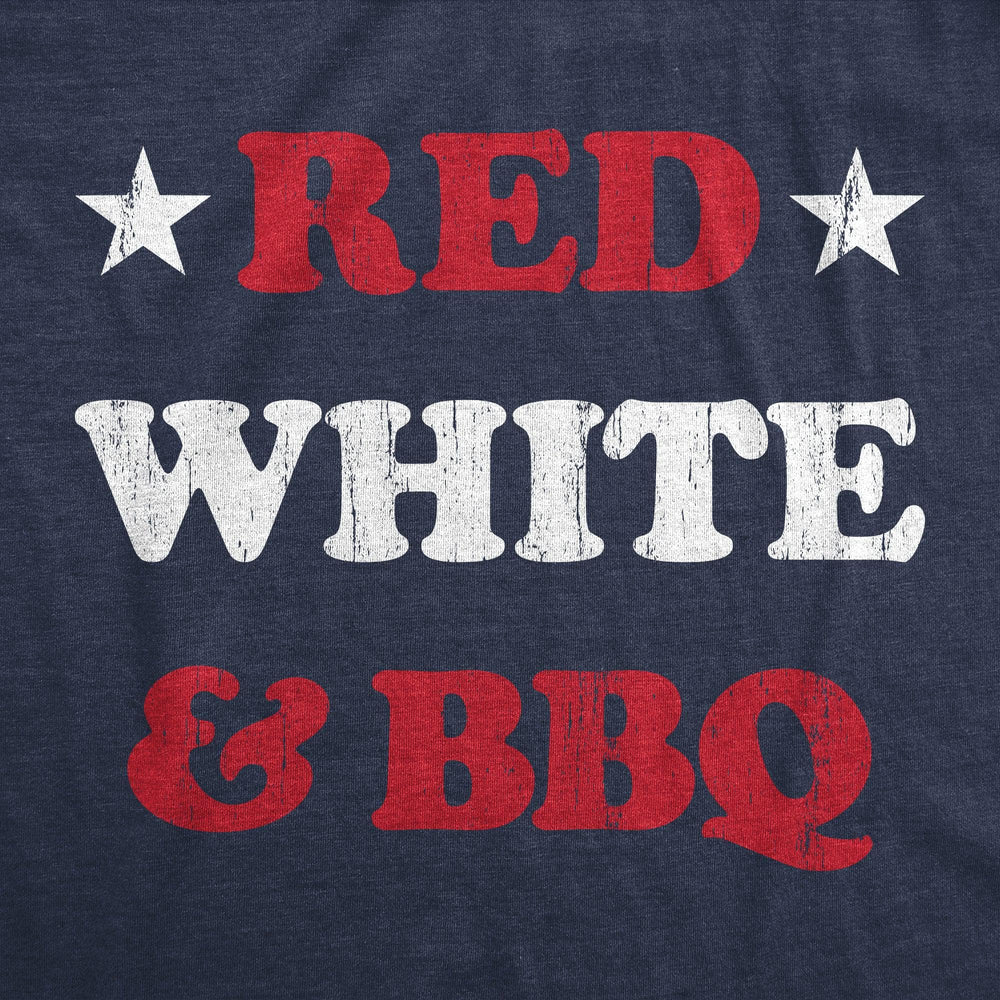 Red White And BBQ Men's Tshirt  -  Crazy Dog T-Shirts