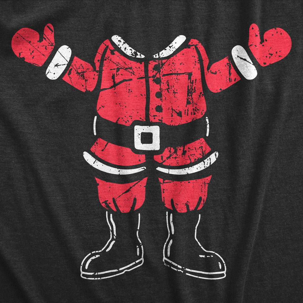 Santa Body Men's Tshirt  -  Crazy Dog T-Shirts