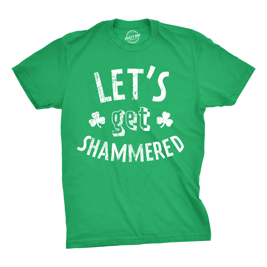 Shammered Men's Tshirt  -  Crazy Dog T-Shirts