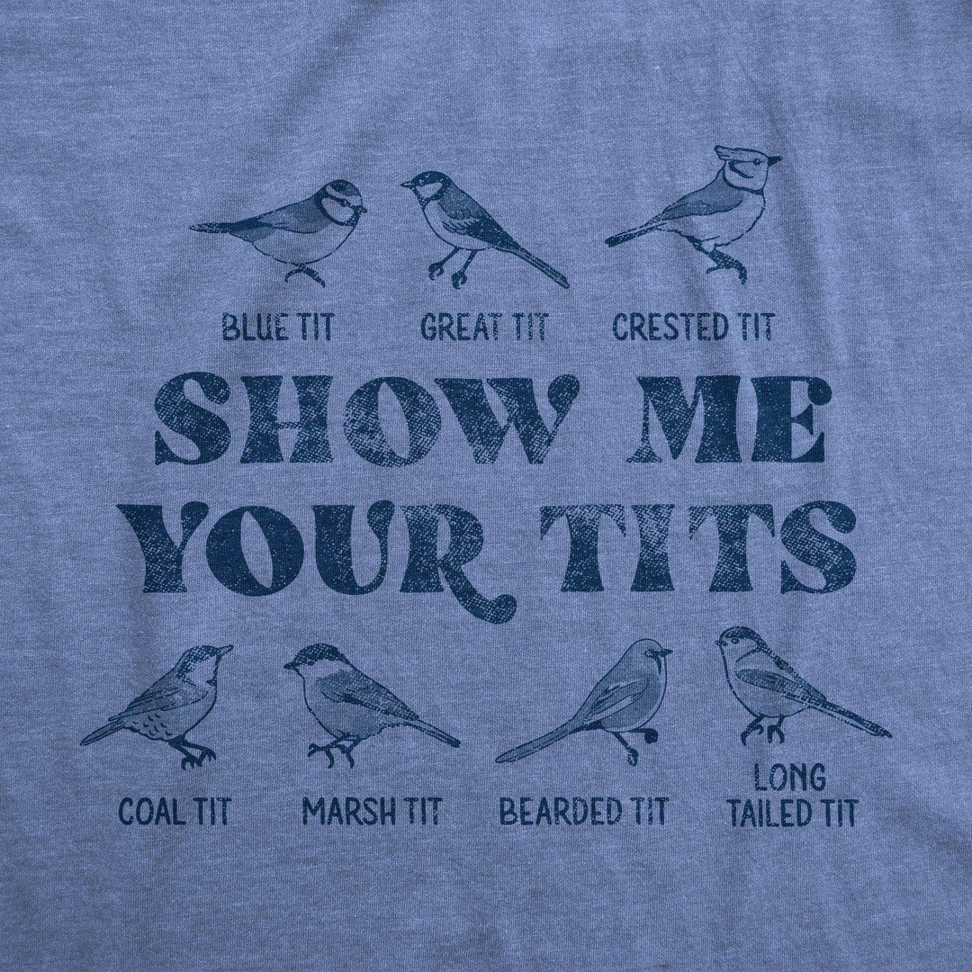 Show Me Your Tits Men's Tshirt - Crazy Dog T-Shirts