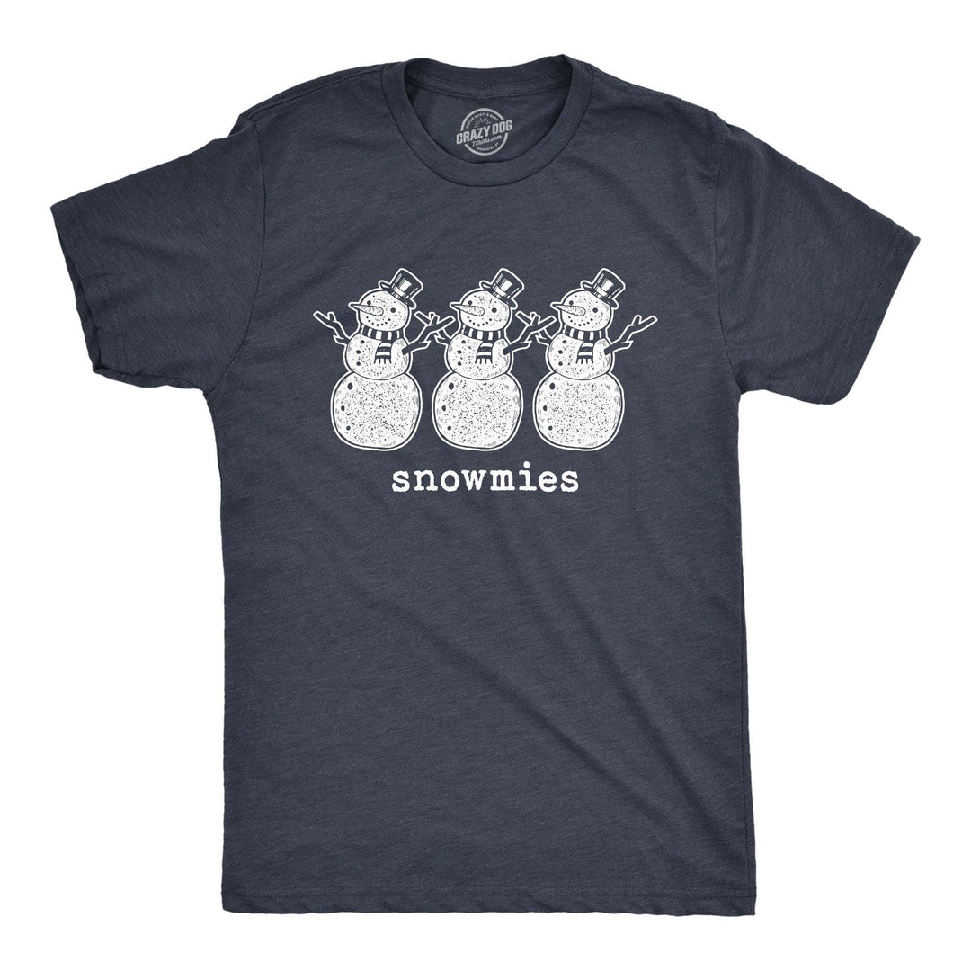 Snowmies Men's Tshirt - Crazy Dog T-Shirts