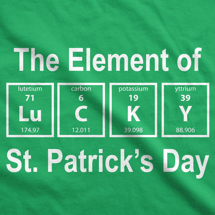 The Element Of St. Patrick's Day Men's Tshirt  -  Crazy Dog T-Shirts