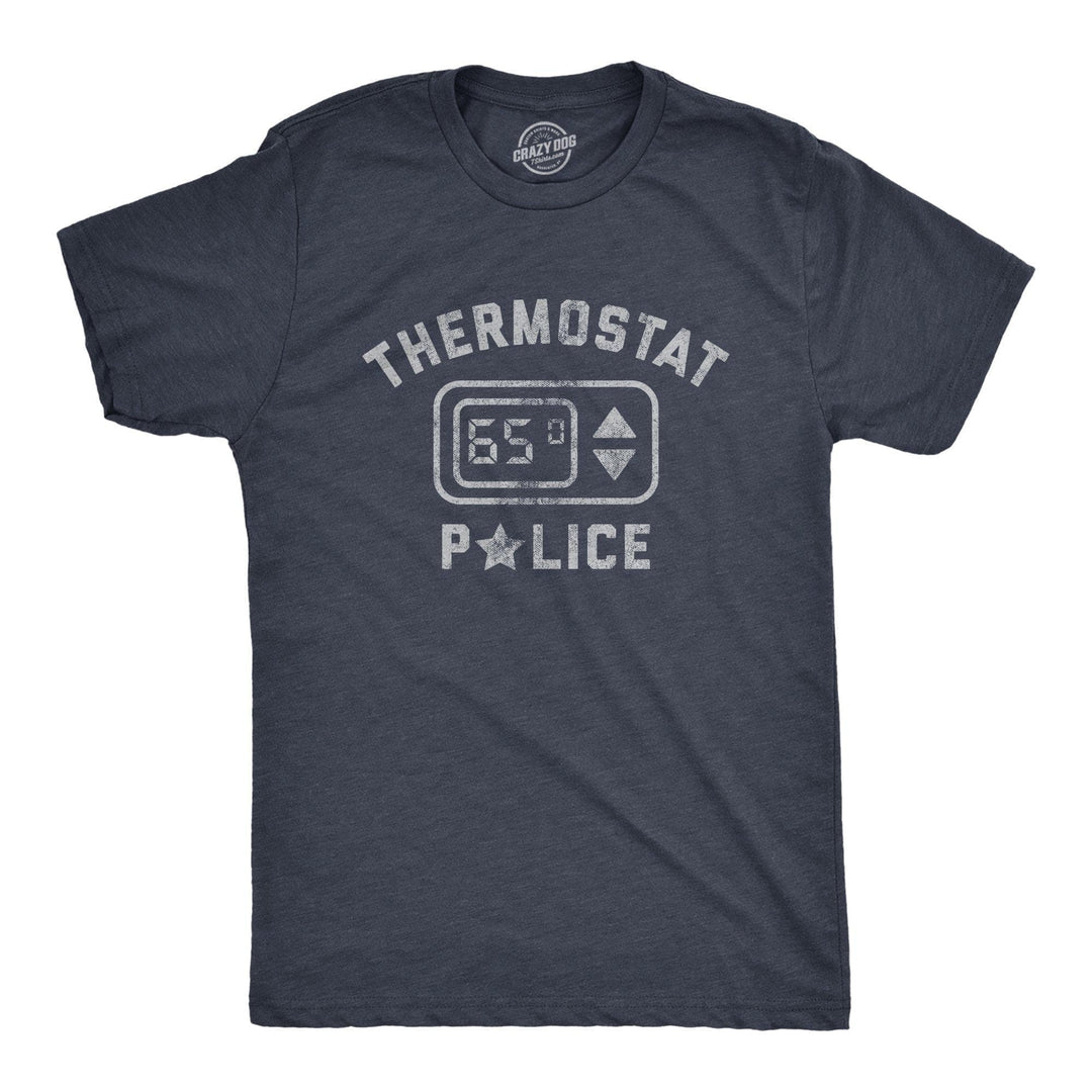 Thermostat Police Men's Tshirt - Crazy Dog T-Shirts