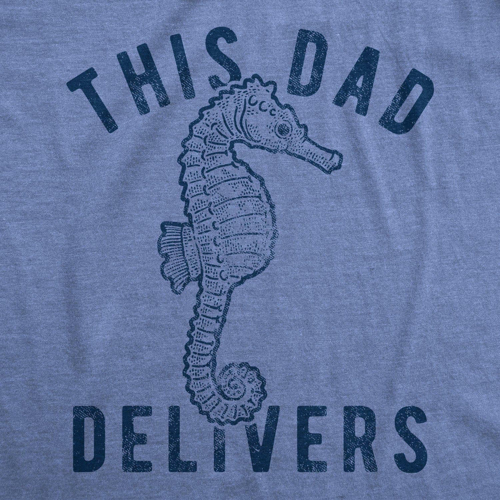 This Dad Delivers Men's Tshirt - Crazy Dog T-Shirts