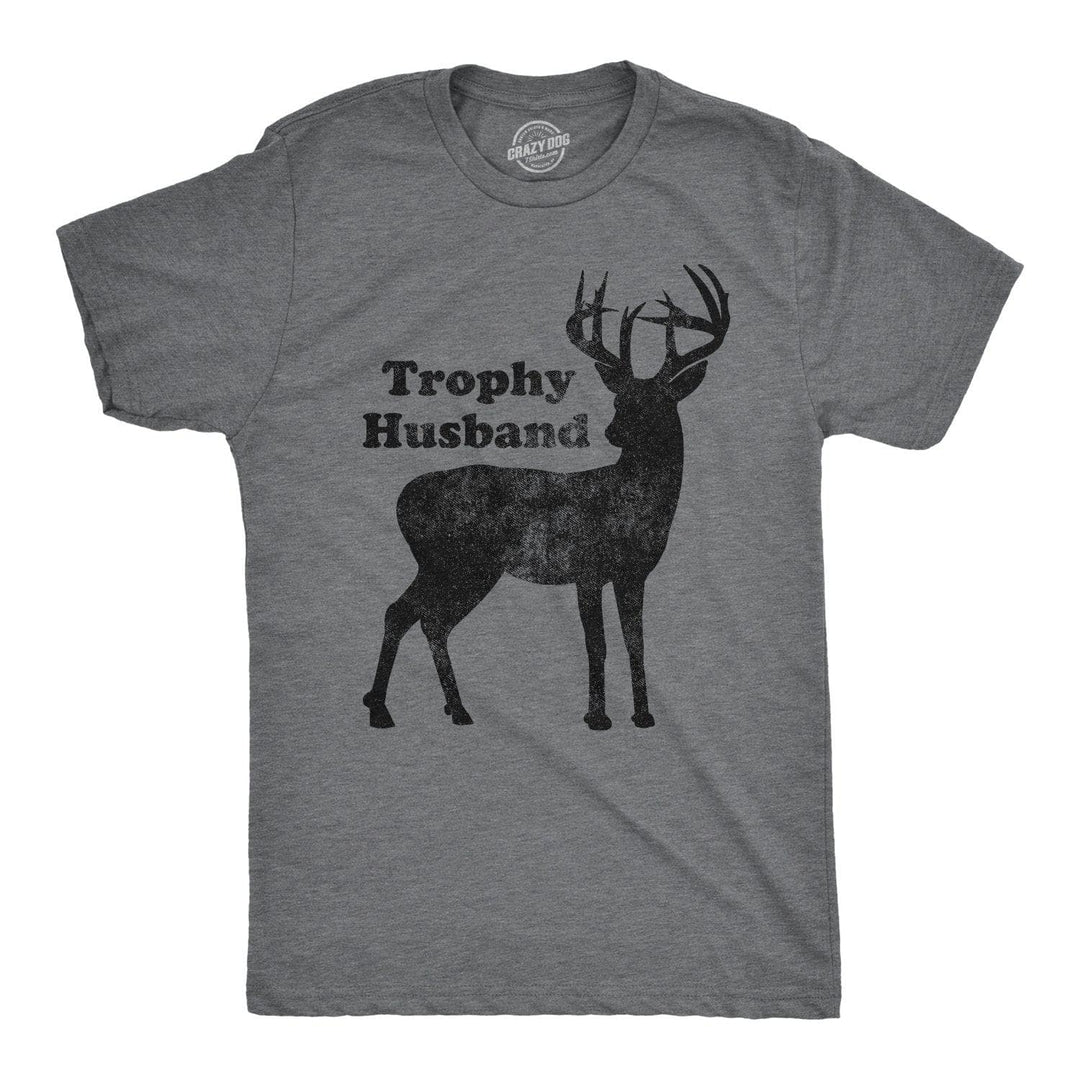 Trophy Husband Men's Tshirt  -  Crazy Dog T-Shirts