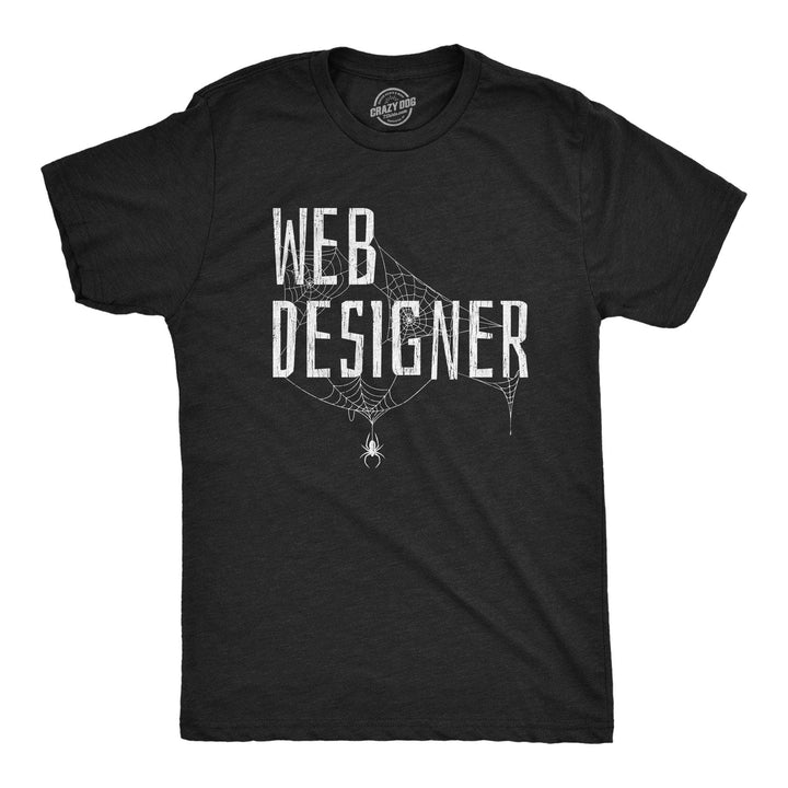 Web Designer Men's Tshirt - Crazy Dog T-Shirts