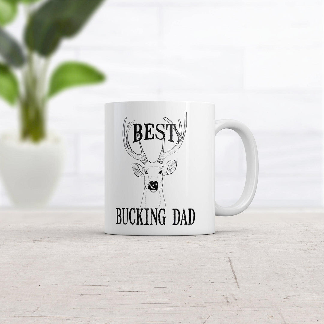 Best Bucking Dad Mug  -  Crazy Dog T-Shirts