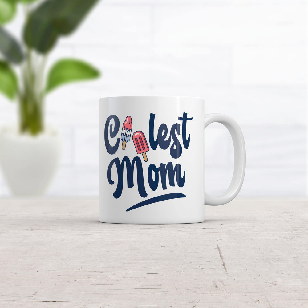 Coolest Mom Popsicles Mug Cute Mother's Day Ice Cream Freeze Pop Graphic Novelty Coffee Cup-11oz  -  Crazy Dog T-Shirts