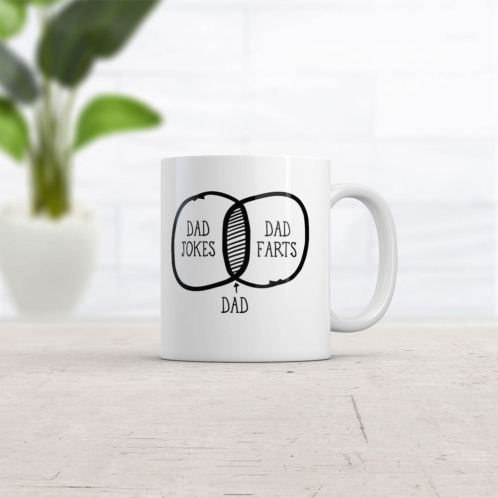 Dad Venn Diagram Mug  -  Crazy Dog T-Shirts