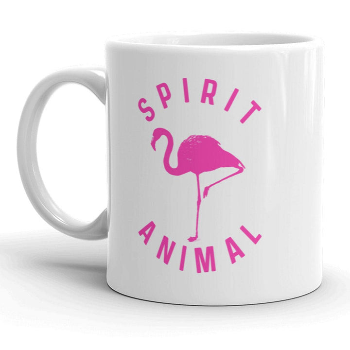 Flamingo Spirit Animal Mug  -  Crazy Dog T-Shirts