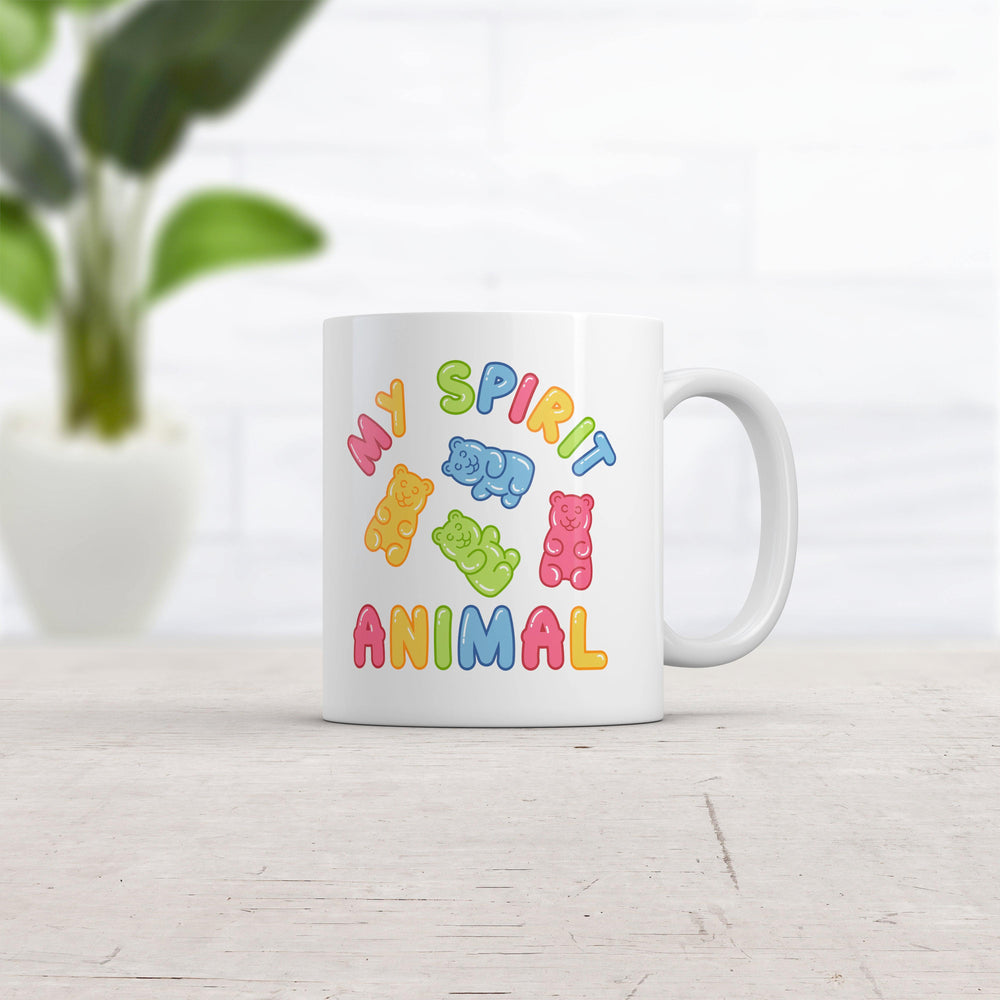 Gummy Bear Spirit Animal Mug Funny Candy Graphic Novelty Coffee Cup-11oz  -  Crazy Dog T-Shirts