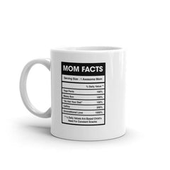 Mom Nutritional Facts Label Cup For Mama Funny Coffee Mug Mothers Day Gift  Women