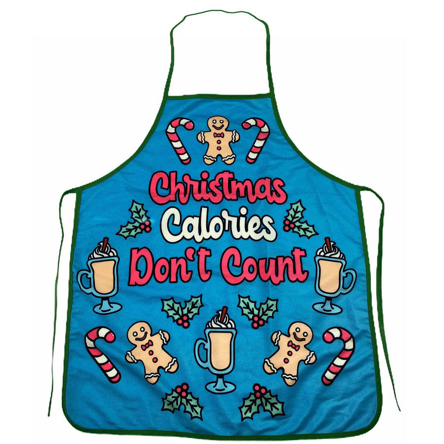 Christmas Calories Don't Count Apron - Crazy Dog T-Shirts