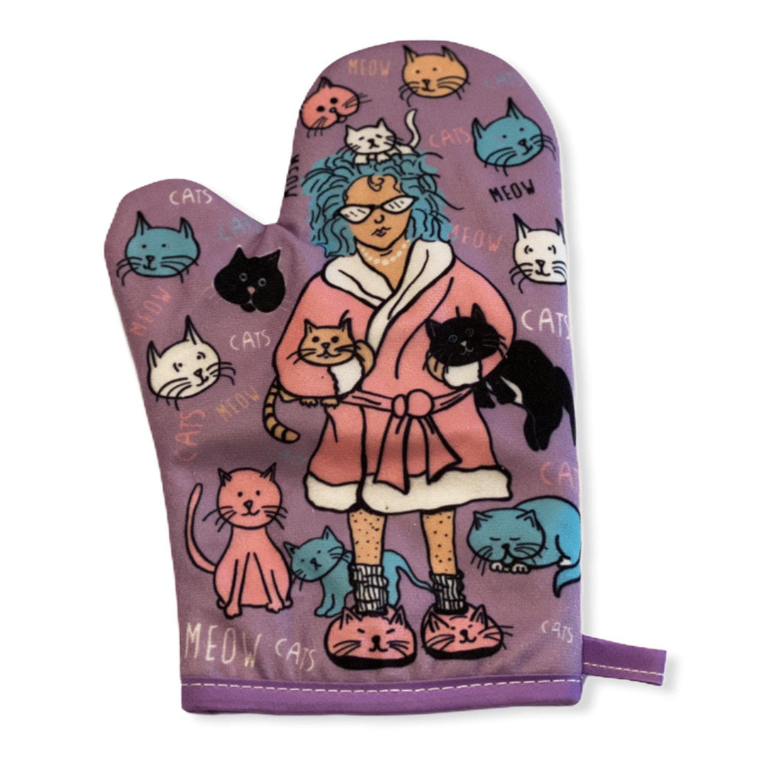 Crazy Cat Lady Oven Mitt + Apron - Crazy Dog T-Shirts