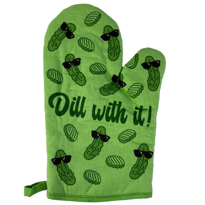 Dill With It Oven Mitt - Crazy Dog T-Shirts