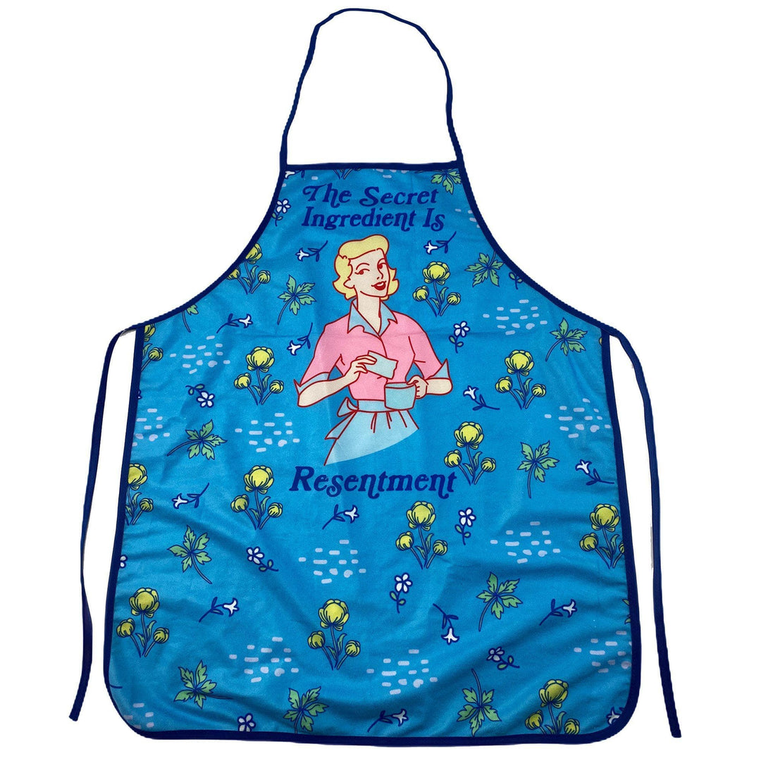 The Secret Ingredient Is Resentment Oven Mitt + Apron - Crazy Dog T-Shirts