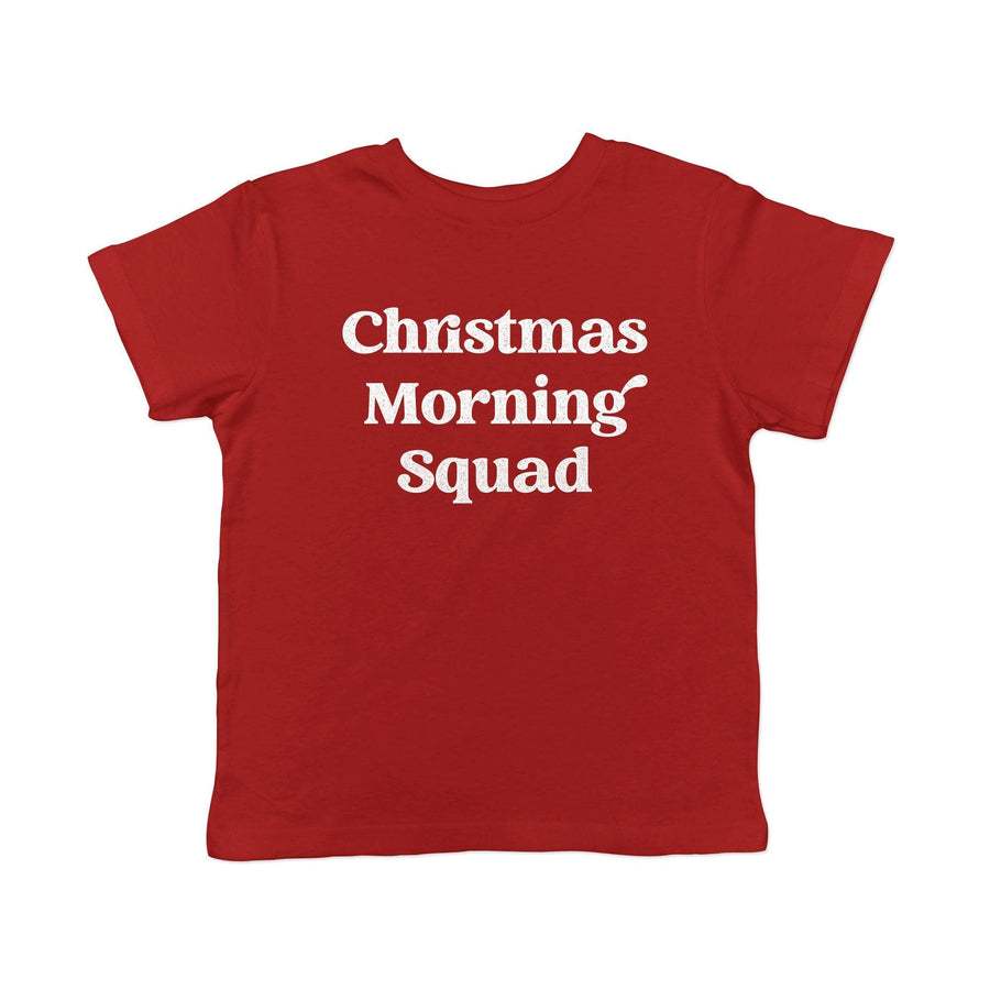 Christmas Morning Squad Toddler Tshirt  -  Crazy Dog T-Shirts