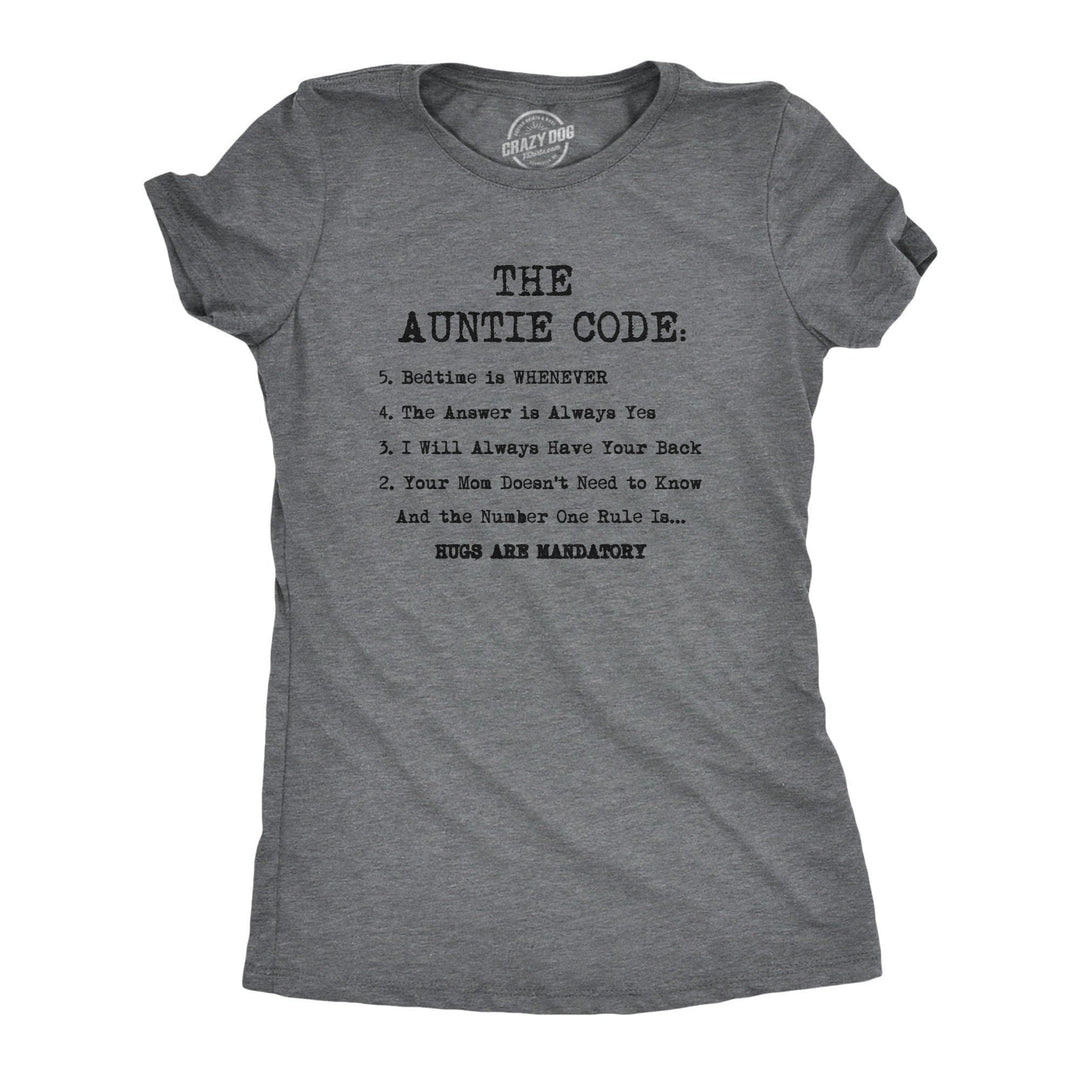 Auntie Code Women's Tshirt  -  Crazy Dog T-Shirts