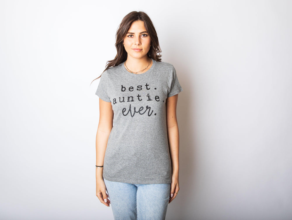 Best Auntie Ever Women's Tshirt - Crazy Dog T-Shirts