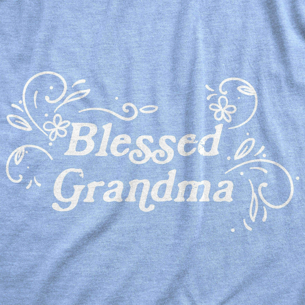 Blessed Grandma Women's Tshirt - Crazy Dog T-Shirts