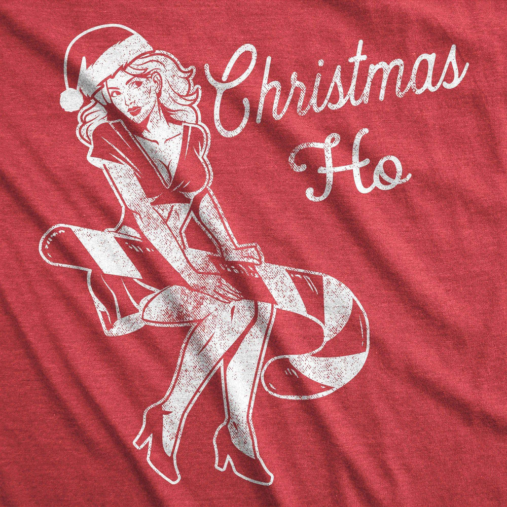 Christmas Ho Women's Tshirt - Crazy Dog T-Shirts