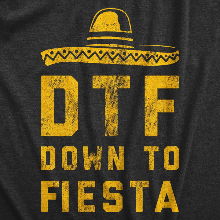 DTF Down To Fiesta Women's Tshirt  -  Crazy Dog T-Shirts