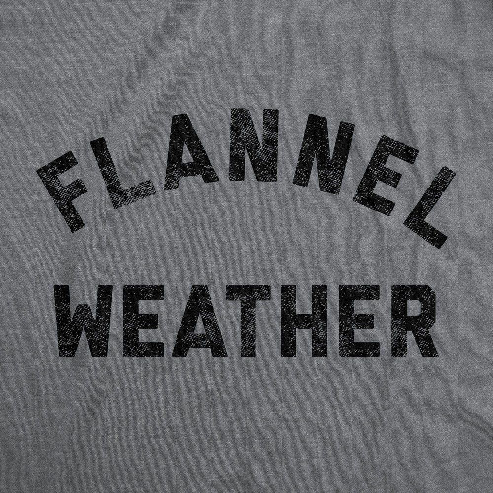 Flannel Weather Women's Tshirt  -  Crazy Dog T-Shirts