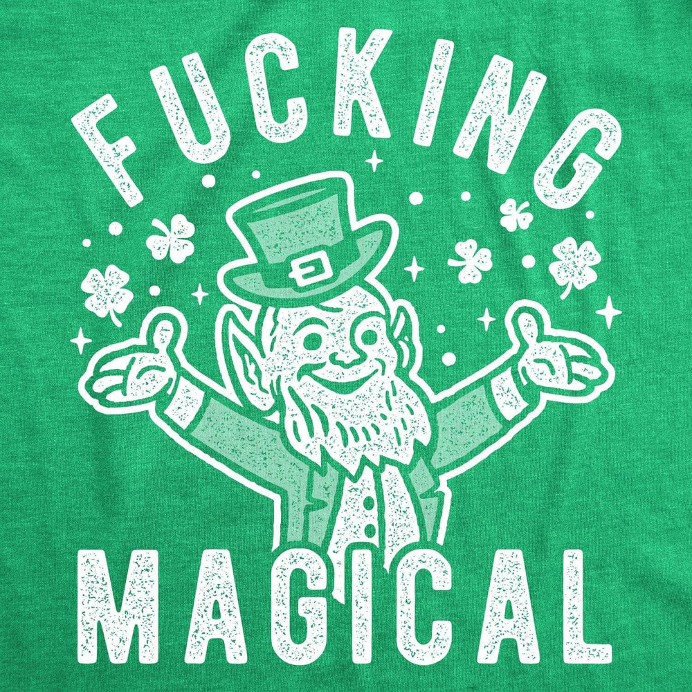 Fucking Magical Leprechaun Women's Tshirt  -  Crazy Dog T-Shirts