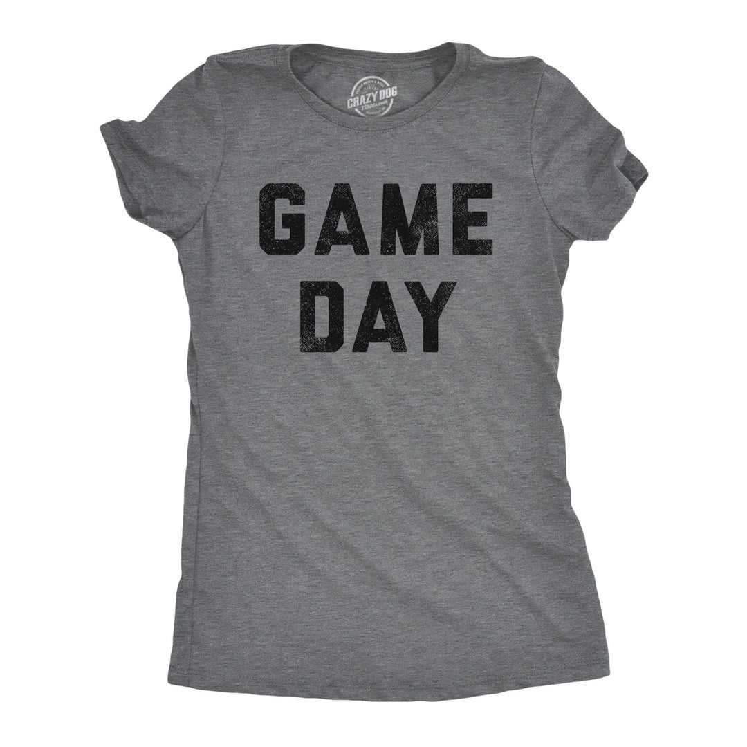 Game Day Women's Tshirt - Crazy Dog T-Shirts