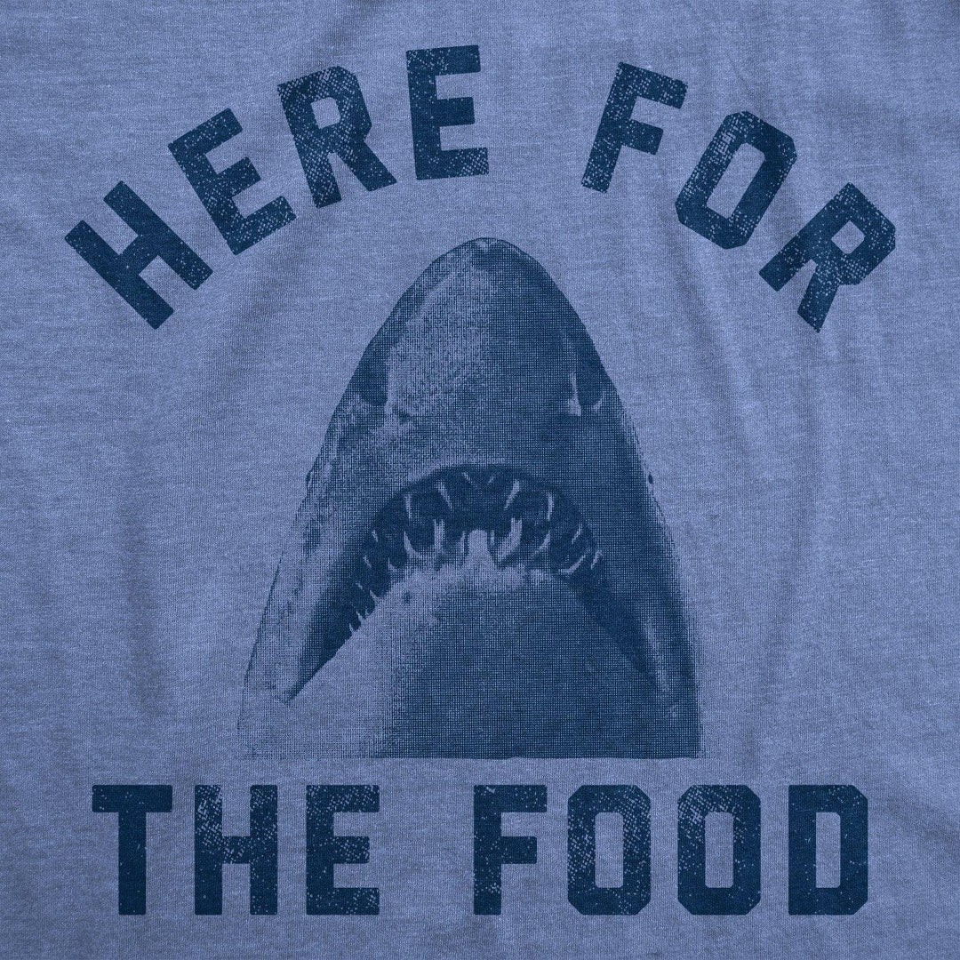 Here For The Food Women's Tshirt - Crazy Dog T-Shirts