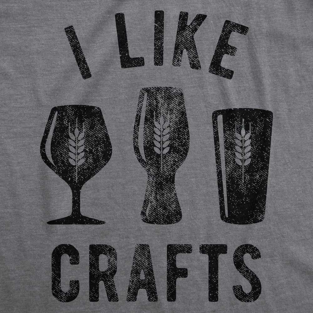 I Like Crafts Women's Tshirt  -  Crazy Dog T-Shirts