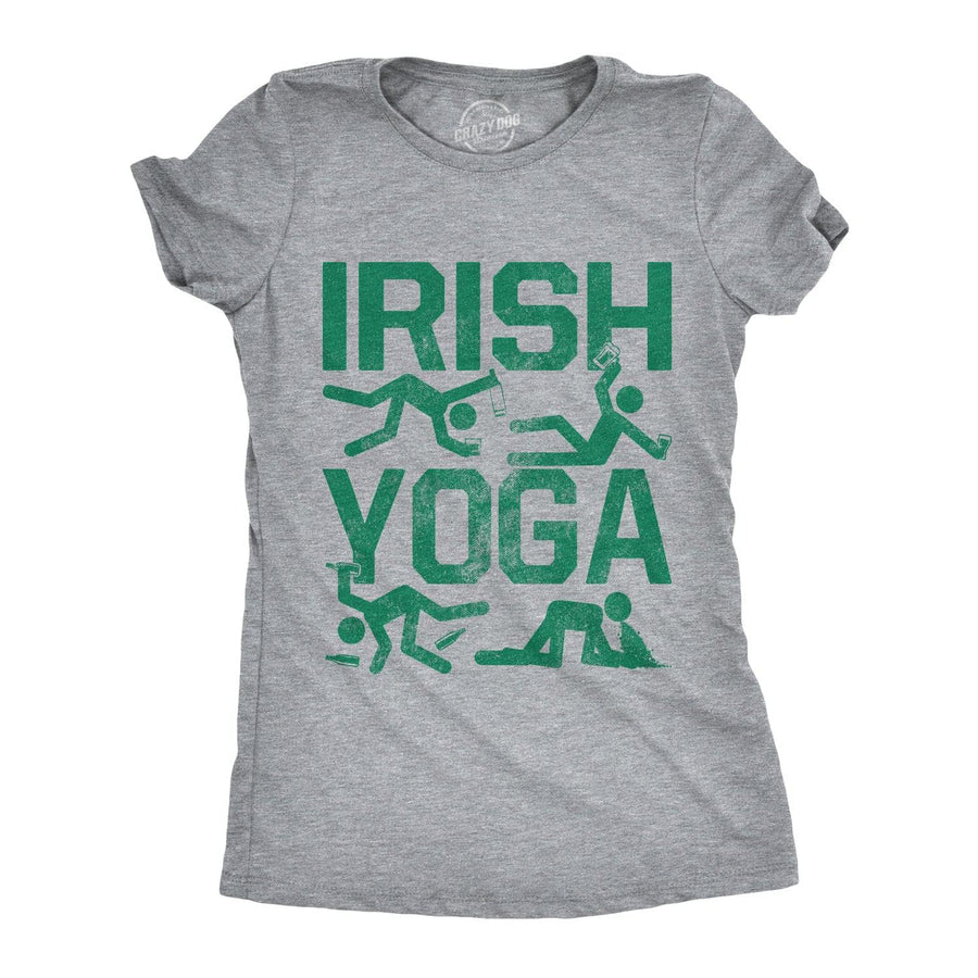 Irish Yoga Women's Tshirt  -  Crazy Dog T-Shirts