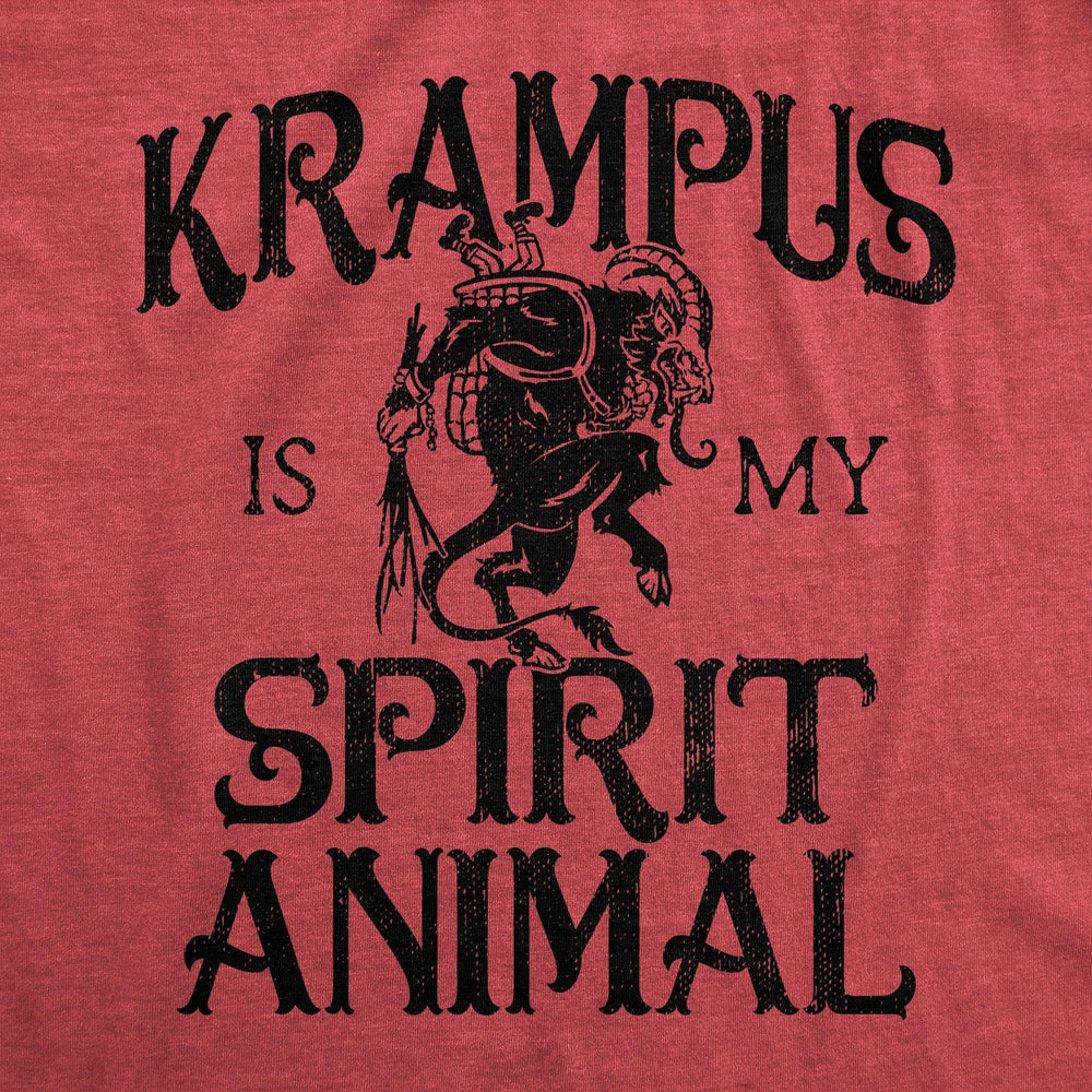 Krampus Is My Spirit Animal Women's Tshirt  -  Crazy Dog T-Shirts