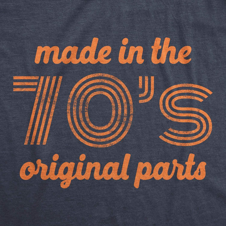 Made In The 70s Original Parts Women's Tshirt - Crazy Dog T-Shirts