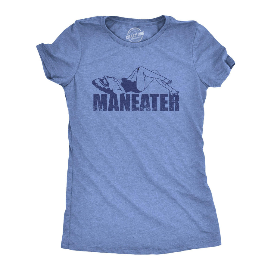 Maneater Women's Tshirt  -  Crazy Dog T-Shirts