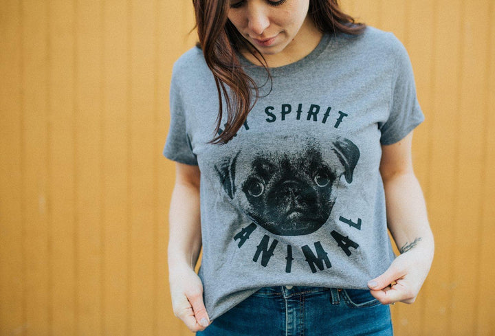 My Spirit Animal Women's Tshirt  -  Crazy Dog T-Shirts