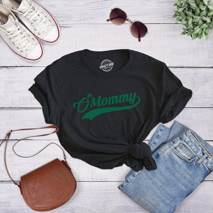 O'Mommy Women's Tshirt  -  Crazy Dog T-Shirts