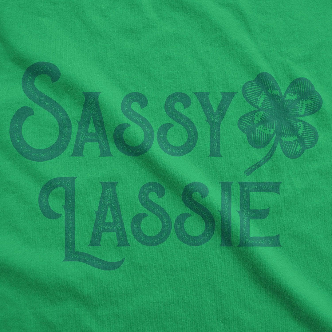 Sassy Lassie Women's Tshirt  -  Crazy Dog T-Shirts