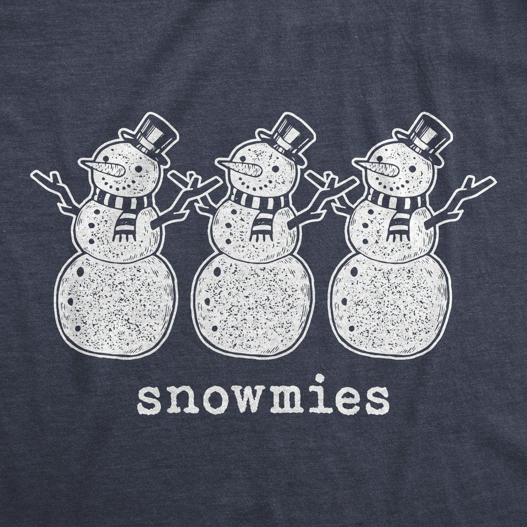 Snowmies Women's Tshirt - Crazy Dog T-Shirts