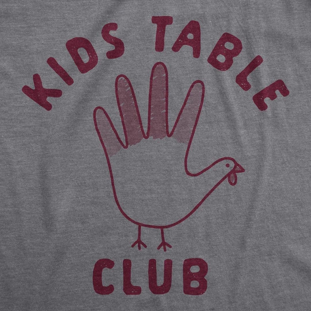 Kids Table Club Youth Tshirt  -  Crazy Dog T-Shirts